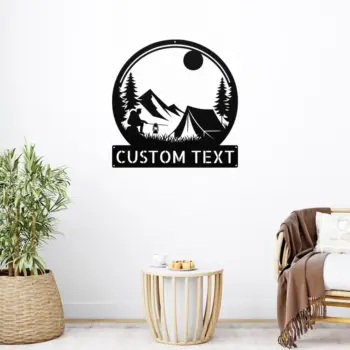 Custom Camping Metal Sign