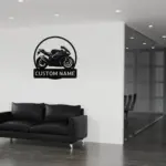 Custom Motorcycle Art Sign