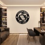 Custom Pisces Zodiac Metal Sign
