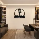 Custom Podcast Metal Sign