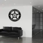 Custom Police Badge Metal Sign