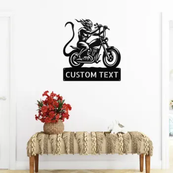 Custom Screaming Demon Sign