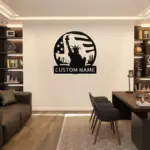 Custom Statue Of Liberty Metal Sign