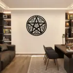 Geometry Pentacle Metal Art