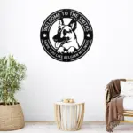 Personalized Belgian Malinois Metal Sign
