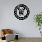 Personalized French Bulldog Metal Sign