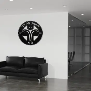 Personalized Health Care Metal Sign