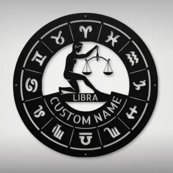 Personalized Libra Metal Sign