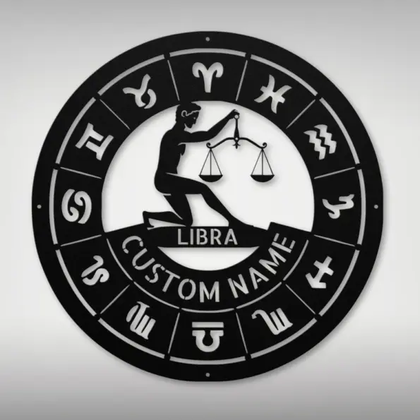 Personalized Libra Metal Sign