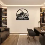Personalized Motorcycle Metal Sign
